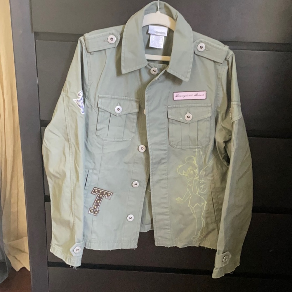 Disney Resort Tinker Bell Khaki jacket small